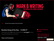 Tablet Screenshot of markbwriting.com